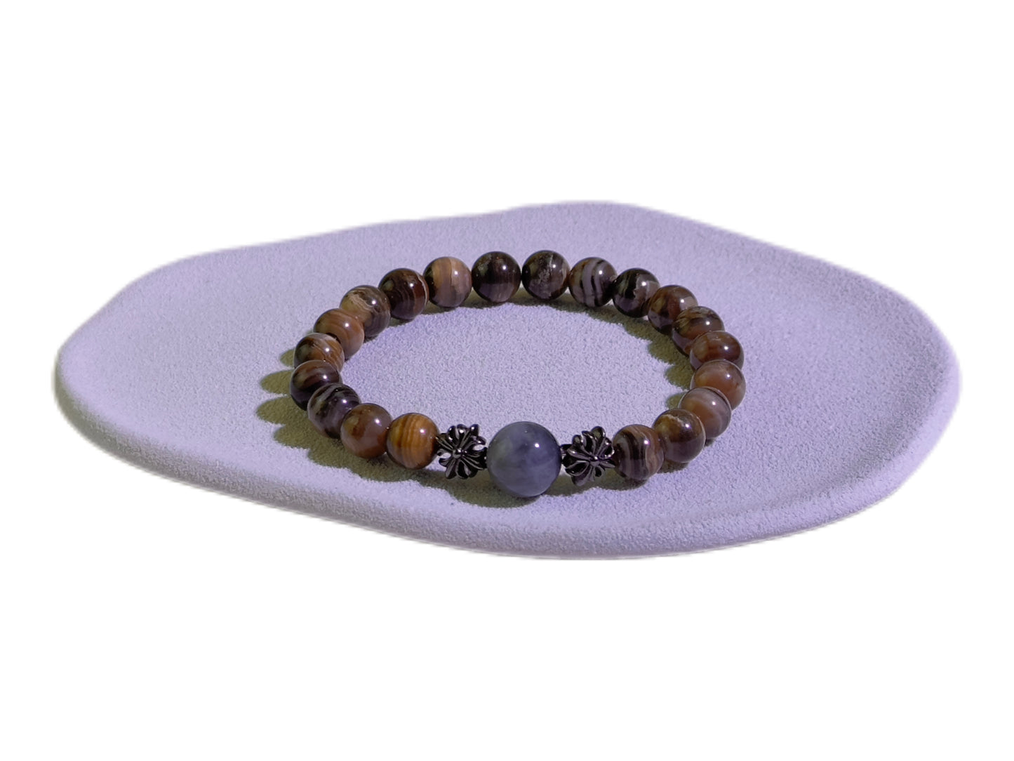 Hawk Eye Rhodochrosite Bracelet