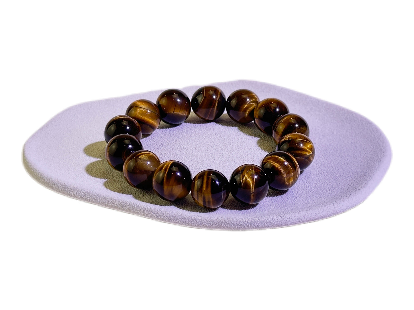 Big Bead Tiger‘s Eye Bracelet