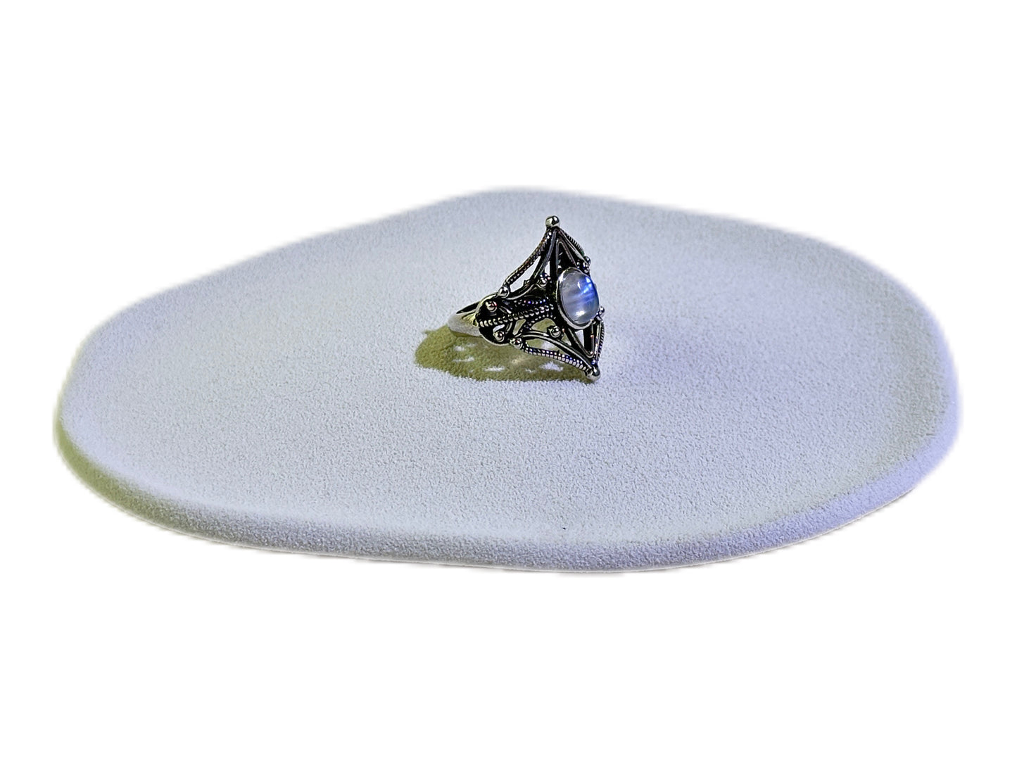 Vintage-Style Moonstone Ring