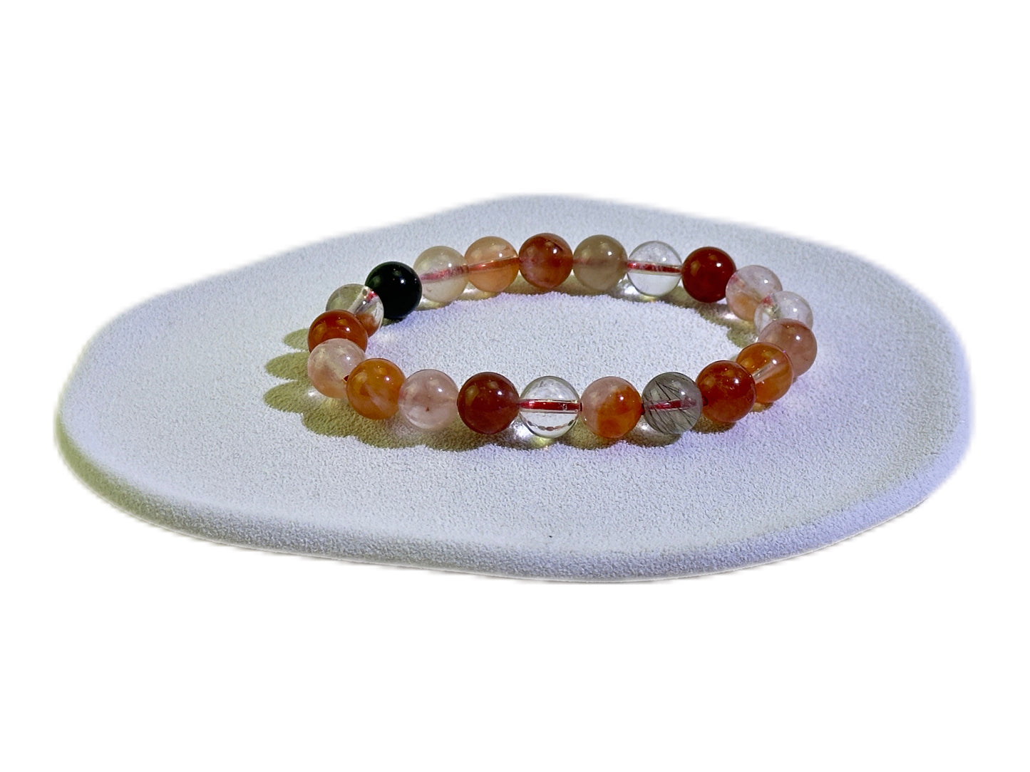 Multi-color Rutilated Quartz Bracelet