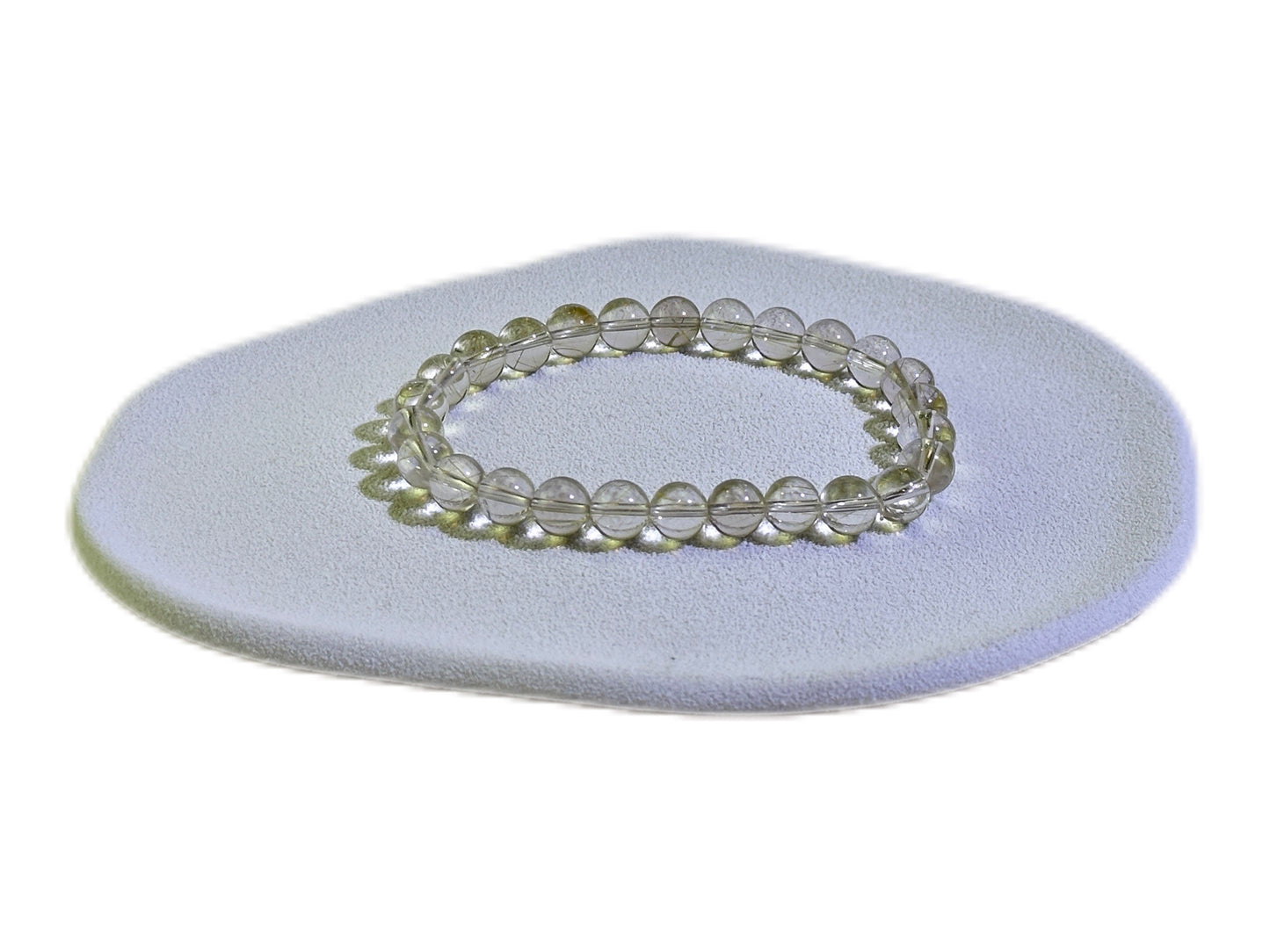 Pristine Clarity Rutilated Quartz Bracelet