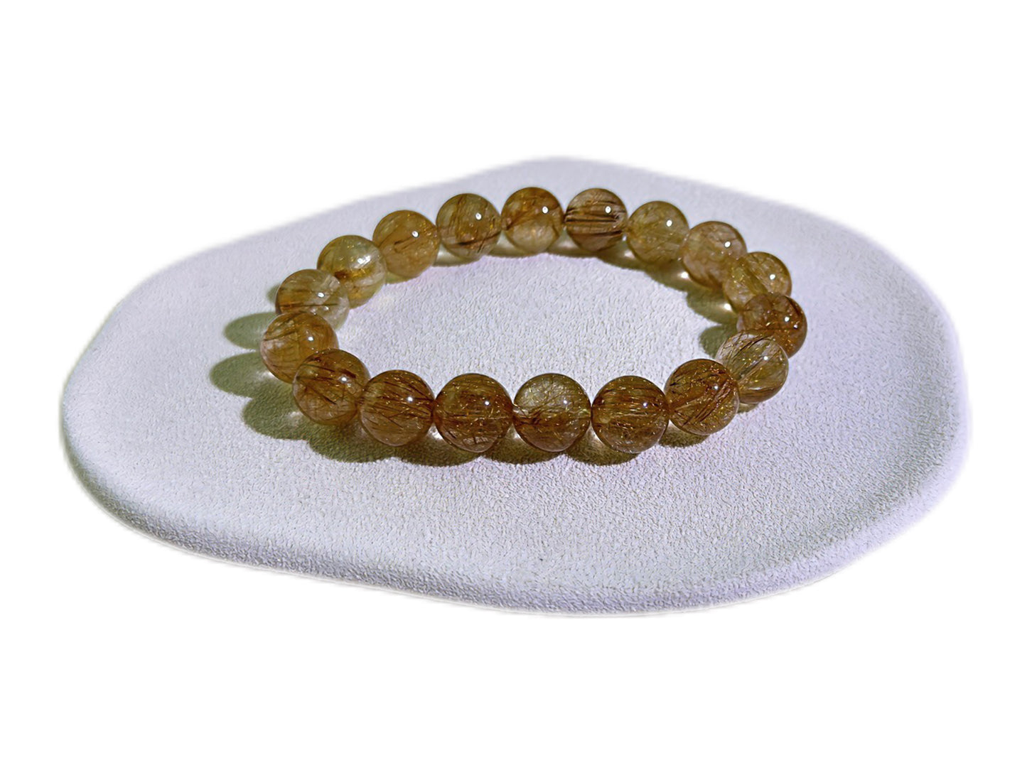Premium Copper Rutilated Quartz Bracelet